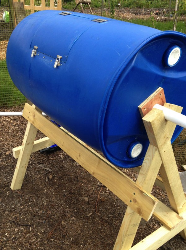 How To Build A Diy Compost Tumbler Growseed Blog